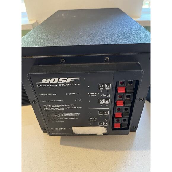 BOSE ACOUSTIMASS 3 Passive speaker system - EXCELLENT CONDITION - Picture 5 of 8
